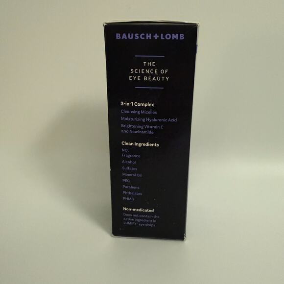 Bausch Lomb Lumify Micellar Cleansing Water & Eye Makeup Remover. 5.4 Fl Oz 2 Pk - Picture 5 of 9